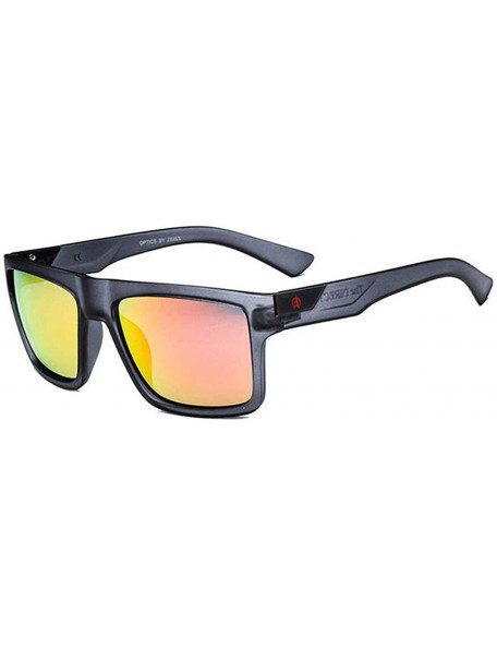 Sport New New Brand Squared Cool Travel Sunglasses Men Sport Designer Mormaii Sunglass Eyewear Gafas - C6 - CF18D2CLNE8 $35.77