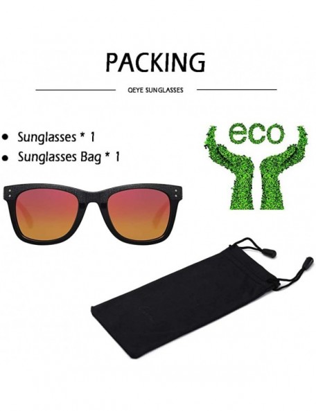 Square Sunglasses for Men Women UV Protection Square Vingtage Retro Driving Sun Glasses - Black/Tea Lens - C218QDMCDN3 $10.92