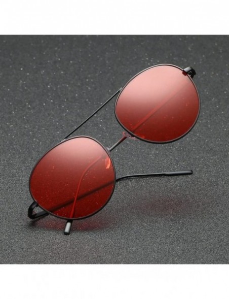 Rimless 100% UV Protection-Classic Aviator Sunglasses Style Classic Aviator Polarized MOLO - D - CK196QWLY0Q $10.63