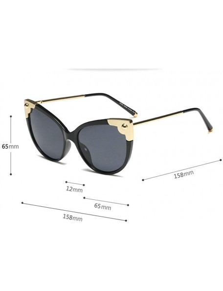 Butterfly New Fashion Butterfly Sunglasses Vintage Brand Designer metal Frame Women Sun Glasses UV400 - Gray - C318NW3W2ZY $1...