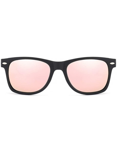 Square Women Fashion Square Polarized Sunglasses Classic Vintage Shades Rivet Sun Glasses Goggles UV400 - CM199ODYCQ6 $11.63