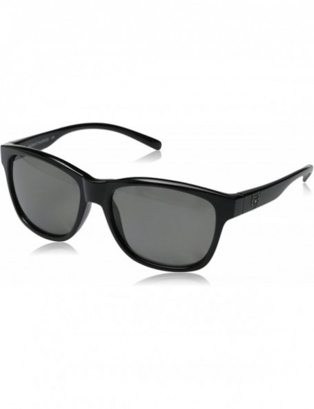 Square Pageant Polarized Sunglass with Polycarbonate Lens - Black Frame/Gray - C911TSIANDF $36.04