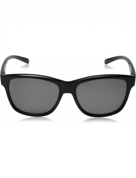 Square Pageant Polarized Sunglass with Polycarbonate Lens - Black Frame/Gray - C911TSIANDF $36.04