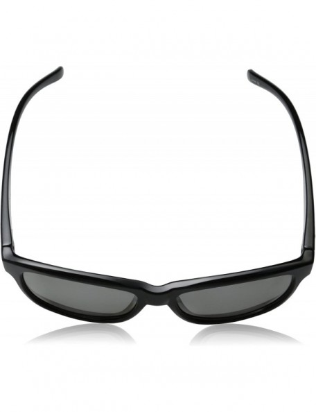 Square Pageant Polarized Sunglass with Polycarbonate Lens - Black Frame/Gray - C911TSIANDF $36.04