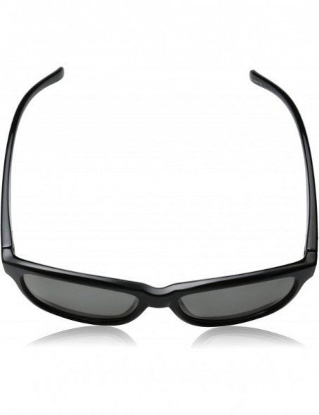 Square Pageant Polarized Sunglass with Polycarbonate Lens - Black Frame/Gray - C911TSIANDF $36.04