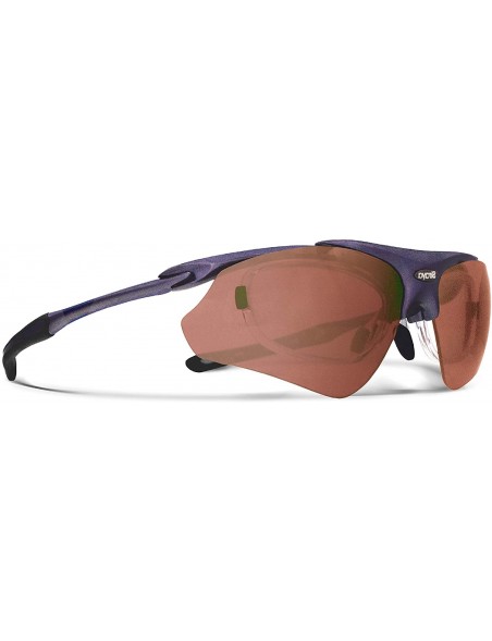 Sport Delta Shiny Purple Golf Sunglasses with ZEISS P5020 Red Tri-flection Lenses - C618KM893GK $22.04