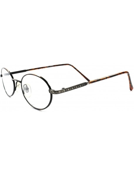 Oval Indie Mens Womens Oval Round Eye Glasses - CE18ECE66KO $13.14