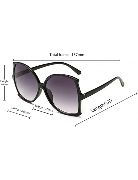 Sport women fashion Simple sunglasses Retro glasses Men and women Sunglasses - Black - CR18LIZKDUQ $7.94