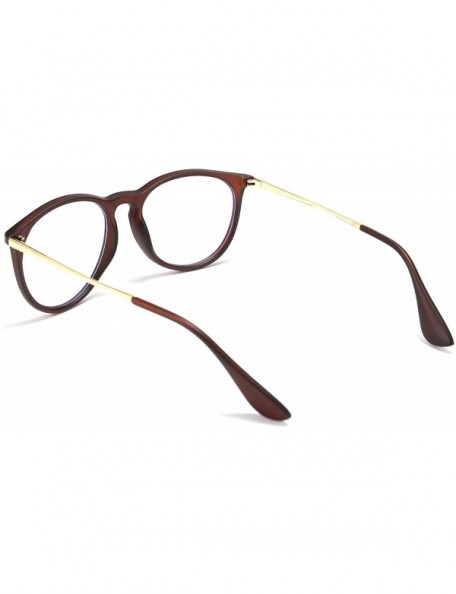 Round Vintage Round Blue Light Blocking Glasses Women Men Computer Eyeglasses Classic Retro Designer Style B2537 - CG192D8UH6...