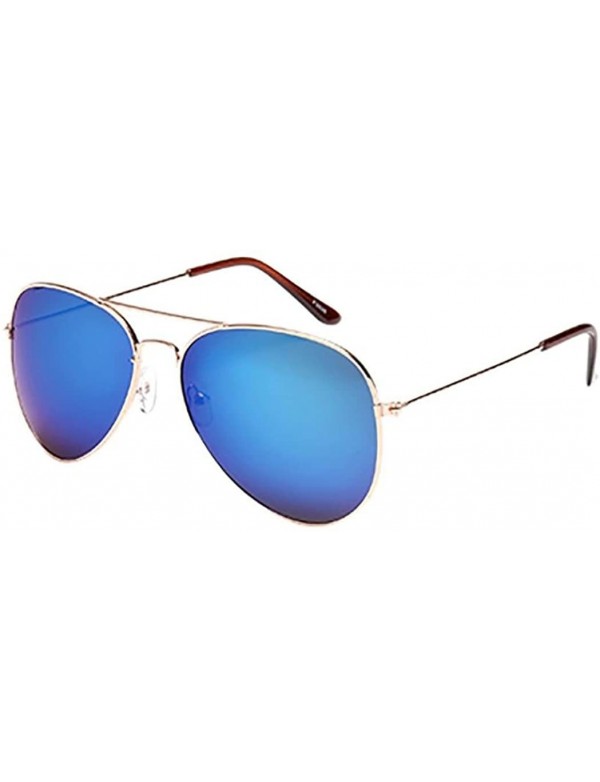 Semi-rimless Women Men Vintage Retro Glasses Unisex Fashion Oversize Frame Sunglasses Eyewear - L - C218EQDLAWW $6.96