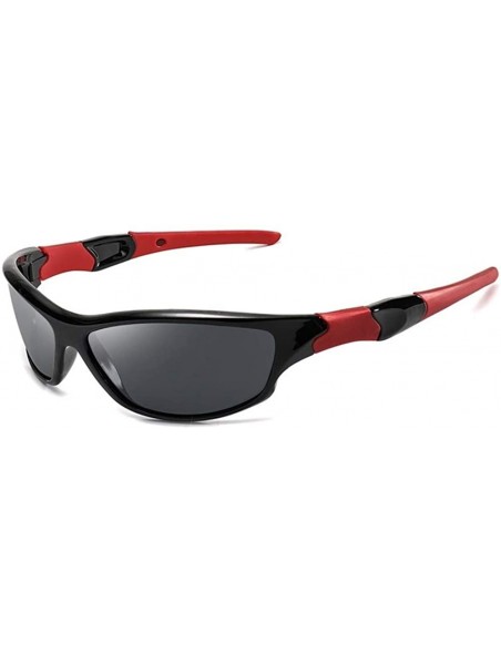 Square Polarized Sunglasses Driving Glasses Eyewear - Black Black - CM199OAAI7O $8.39