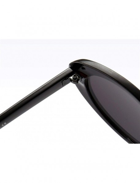 Oval Sunglasses belittled Oval Low Sunglasses - Eye Glasses Casual Fashion Sunglasses (Color E) - E - CA199MEQWRG $28.60