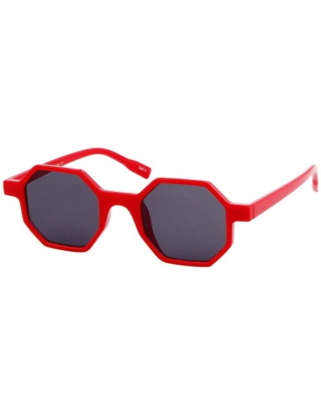 Goggle Fashion Octagon Leopard Sunglasses Women Er Vintage Hexagon Tortoiseshell Frame Sun Glasses Shades Lady OM553B - CC198...
