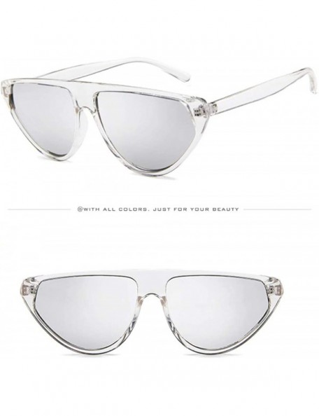 Sport Women Vintage Retro Glasses Unisex Fashion Mirror Lens Sunglasses - C - CD18TO67MGA $9.40