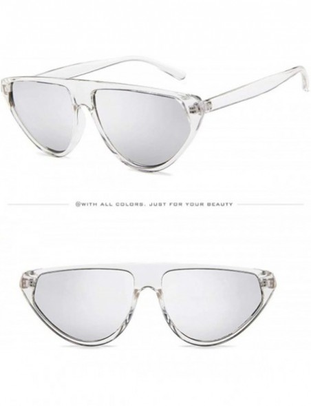 Sport Women Vintage Retro Glasses Unisex Fashion Mirror Lens Sunglasses - C - CD18TO67MGA $9.40