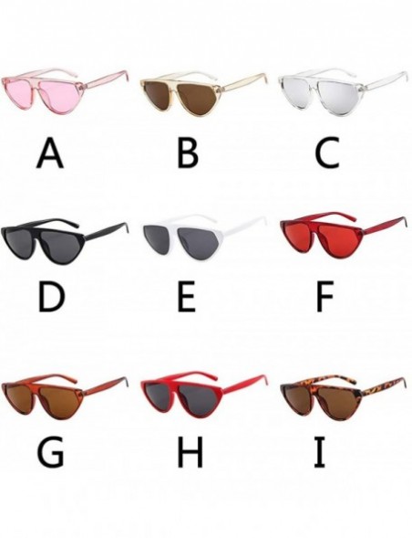 Sport Women Vintage Retro Glasses Unisex Fashion Mirror Lens Sunglasses - C - CD18TO67MGA $9.40