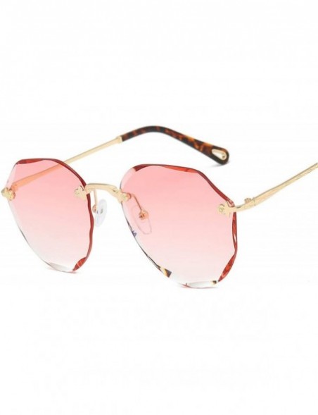 Sport 2019 Sunglasses For Women Rimless Cutting Ocean Lens Brand Designer Shades Sun Glasses Men - 7 - CT18W78NSO8 $11.16