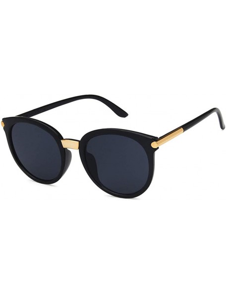 Oval Women Sunglasses Retro Gradient Brown Grey Drive Holiday Oval Non-Polarized UV400 - Gradient Brown Grey - CG18RI0SGO2 $1...