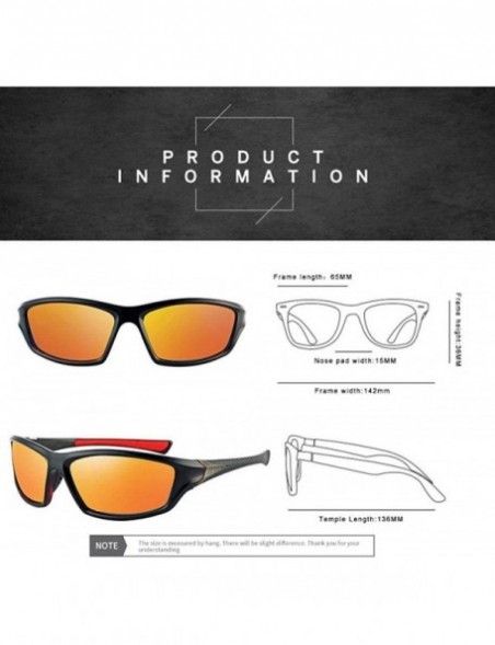 Aviator Sunglasses Classic PC Frame HD Lens Polarized UV400 Outdoor 3 - 4 - C618YZX8049 $8.83