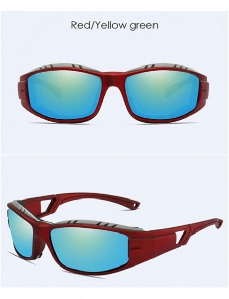 Aviator Men's Outdoor Sports Polarized Sunglasses Riding Polarized Sunglasses - C - CY18Q06WYCQ $22.99