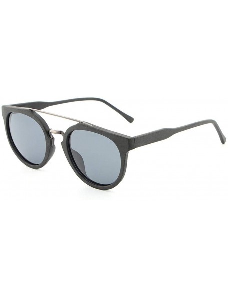 Square New Design Vintage Acetate Wood Sunglasses Men/Women - C10 - CR198AI0NEM $40.76