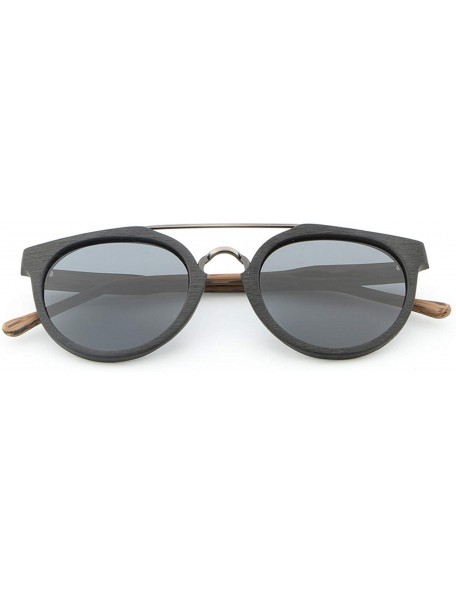 Square New Design Vintage Acetate Wood Sunglasses Men/Women - C10 - CR198AI0NEM $40.76