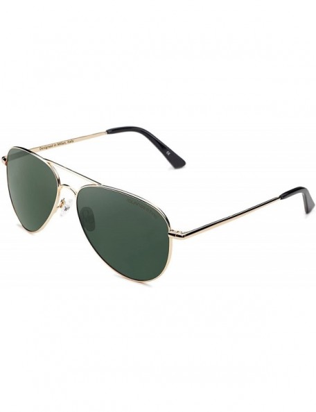 Oversized A10 - Men & Women Sunglasses - A10 Gold - Green / Before $59.95 - Now 20% Off - CO187DNY0RU $49.78