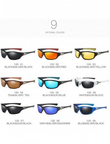 Sport Fashion Polarized UV400 Sunglasses Outdoor Sports Sunglass - D120_no7 - CL18GGKAR3N $9.68