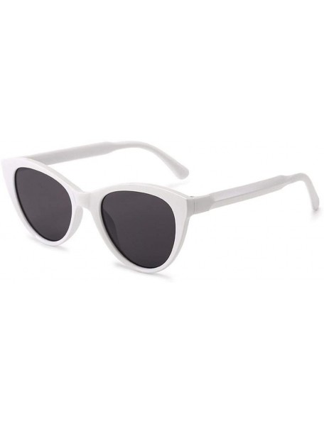 Cat Eye Sunglasses Small Framed Meditative Personality - C6199MZ4DSM $32.41