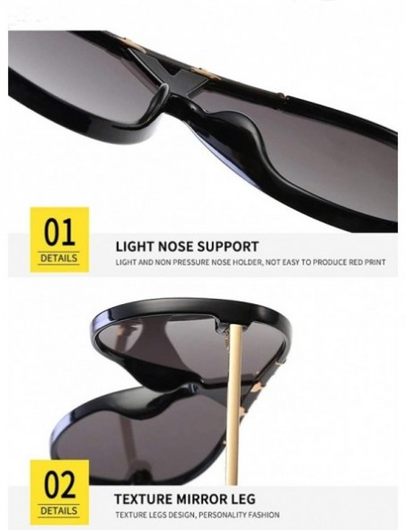 Oversized Oversized Sunglasses Vintage Driving Sunglass - C3 - CH197ZCSIA2 $10.77