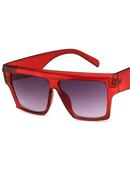 Square 2019 Luxury Classic Square Sunglasses Women Brand Designer Sun DoubleGray - Doublegray - CJ18XQYDOA4 $10.77