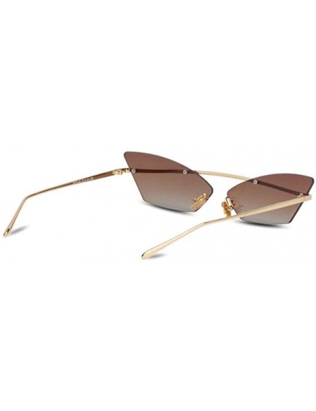 Aviator 2019 new sunglasses - cat eye sunglasses - ladies face fashion frame sunglasses - A - C418SILD440 $31.07