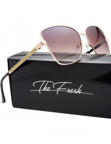 Square Classic Crystal Elegant Women Beauty Design Sunglasses Gift Box - L172-gold - CT18M0TWWHI $19.64