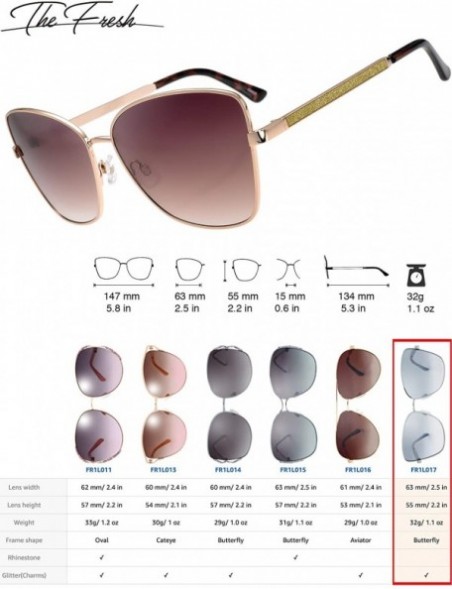 Square Classic Crystal Elegant Women Beauty Design Sunglasses Gift Box - L172-gold - CT18M0TWWHI $19.64