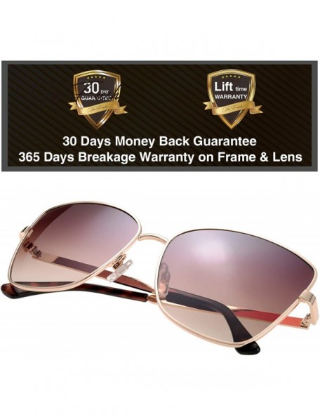 Square Classic Crystal Elegant Women Beauty Design Sunglasses Gift Box - L172-gold - CT18M0TWWHI $19.64