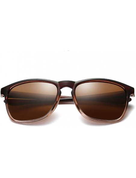 Sport Mens UV400 Polarized Sunglasses Women Driving Sport Sun Glasses Eyewear - Brown - C118HE43TTN $8.38