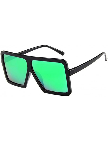 Oversized Unisex Polarized Protection Sunglasses Classic Vintage Fashion Full Frame Goggles Beach Outdoor Eyewear - C-3 - CY1...
