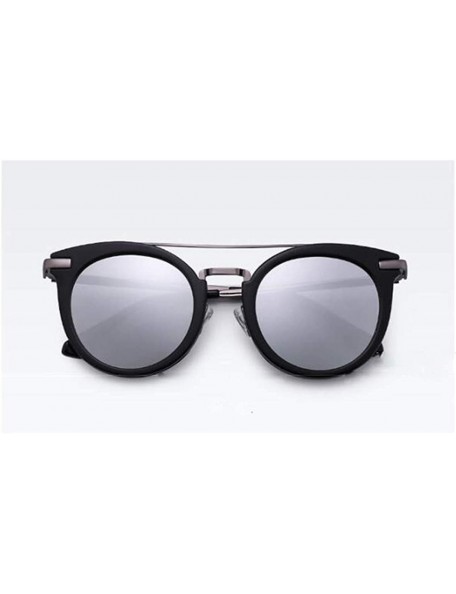 Round Full frame sunglasses- round PC lens polarized sunglasses - B - CV18RZ8YD45 $38.91