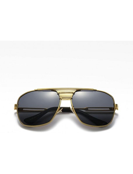 Oversized Fashion Oversized Polarized Sunglasses Square - 1 - CY1954RAH3N $19.09