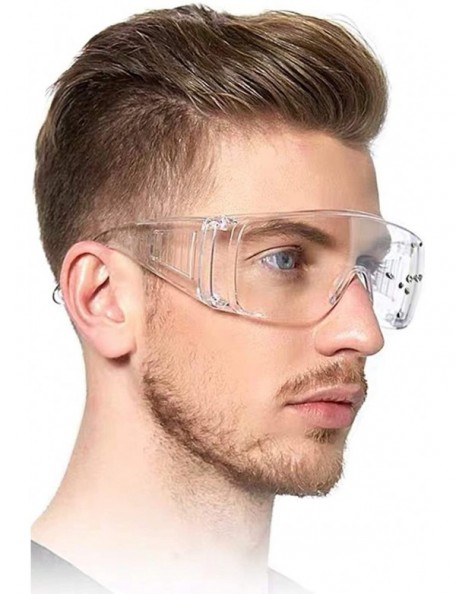 Goggle Full Frame Transparent Clear Outdoor Goggle Anti-fog Glasses - Clear - C3196Z6CR2E $20.27