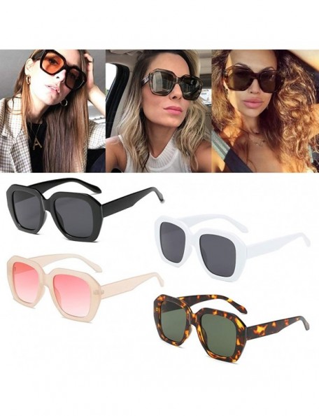 Square Colorful Polarized Sunglasses Protection Accessories - CR18OXEWDTW $9.61