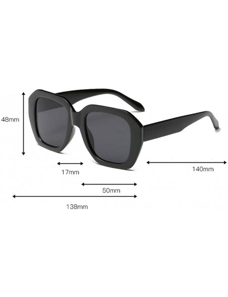 Square Colorful Polarized Sunglasses Protection Accessories - CR18OXEWDTW $9.61