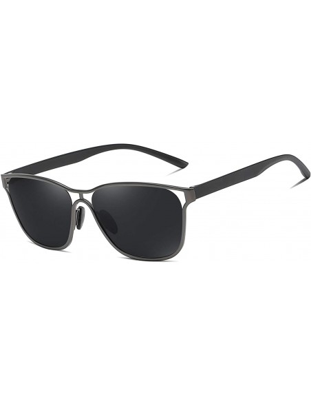 Sport Polarized Sunglasses Polarized sunglasses protection - Grey Grey - CV192C6QTA9 $14.82