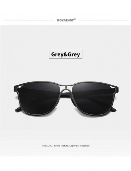 Sport Polarized Sunglasses Polarized sunglasses protection - Grey Grey - CV192C6QTA9 $14.82
