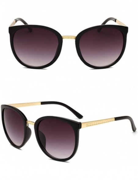 Round Woman Sunglasses Round Metal Glasses - C 04 - CQ18W7IOSYA $27.35