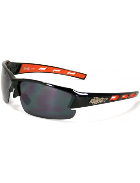 Sport High Performance Sports Biker Motorcycle Sunglasses SA2466 - Orange - CJ11KH5PGI1 $21.22