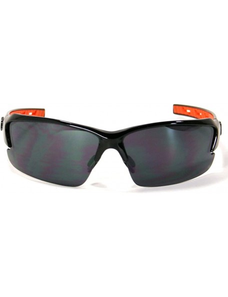 Sport High Performance Sports Biker Motorcycle Sunglasses SA2466 - Orange - CJ11KH5PGI1 $9.51