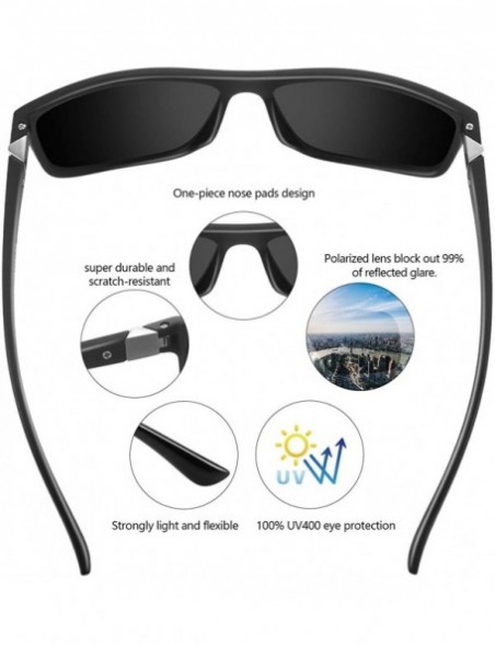 Round Polarized Sunglasses for Men 100% UV protection Driving Fishing Anti Glare Retro TR90 Frame Shade Glasses. - CJ18U8NSG9...