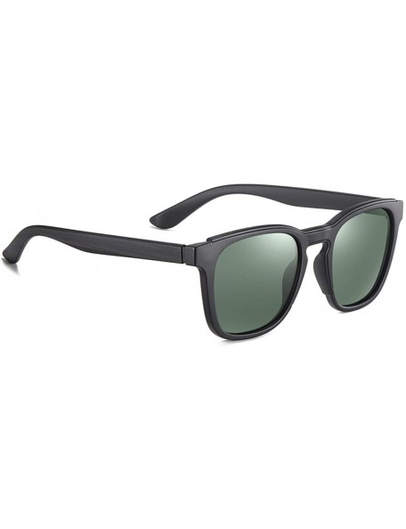 Square Square Sunglasses Men Polarized Driving Frame Travel Fishing Sunglasses Male - C4g15 - CG194ODQU52 $35.36