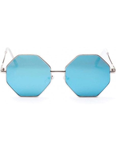 Square Square Sunglasses Women Diamond Polygon Transparent Lens Sunglasses Men And Women Popular Glasses - CE18XCXA82M $42.82